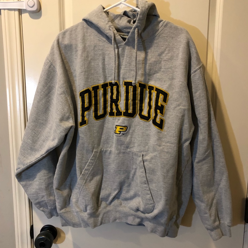 Purdue university Gray Hoodie Sweatshirt xxl 2xl